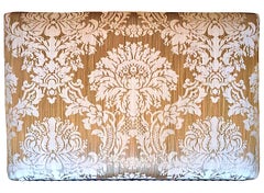 Vintage Chinese Chippendale-style Upholstered Bench