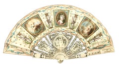 Late 18th-Century Louis XVI Period Framed Folding Fan