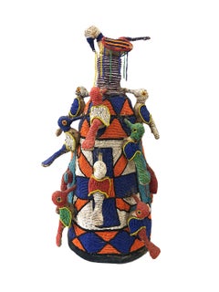 Yoruba Beaded Royal Crown