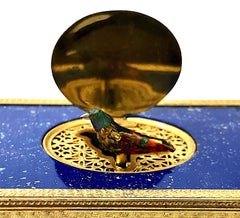 Reuge Music Mechanical Singing Bird Box with Presentation Case
