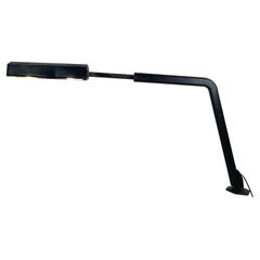 Lampada da tavolo BBPR per Olivetti in metallo laccato nero Midcentury Italia, anni '60
