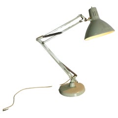 Table Lamp Metal Aluminum Jac Jacobsen for Luxo Midcentury Norwegian Design 1950