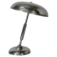 Table Lamp Brass Nickel-Plated Giovanni Michelucci for Lariolux Midcentury 1950s