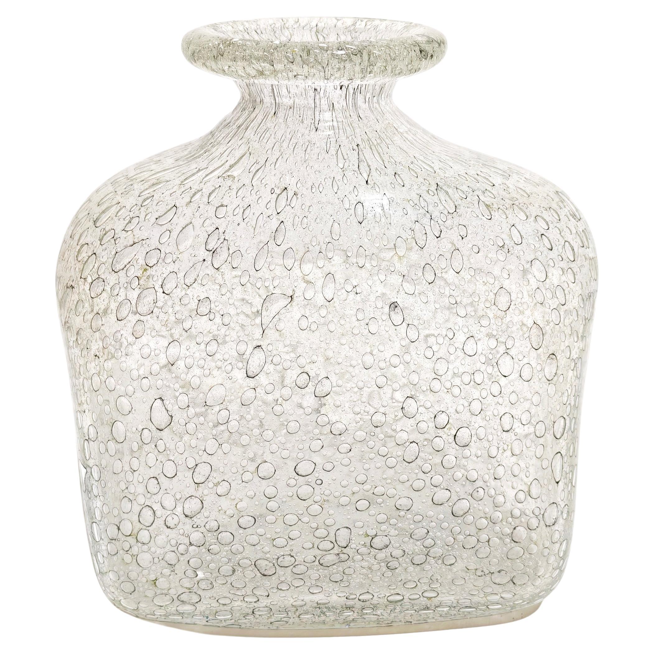 Ercole Barovier Production  Murano Ephesus Series Vase Italy 1964s Mid-Century