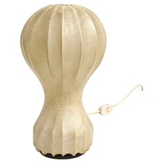 Mid-Century Cocoon 'Gatto' Table Lamps Achille & Pier Castiglioni Flos Italy 62s