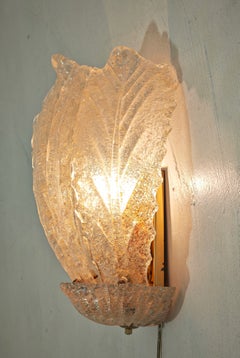 Applique murale en verre de Murano à grains, Italie, années 80, style Mid-Century Modern