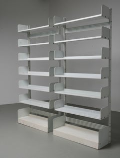 Ensemble de 2 étagères modulaires autoportantes Congresso de Lips Vago, Italie, années 1960