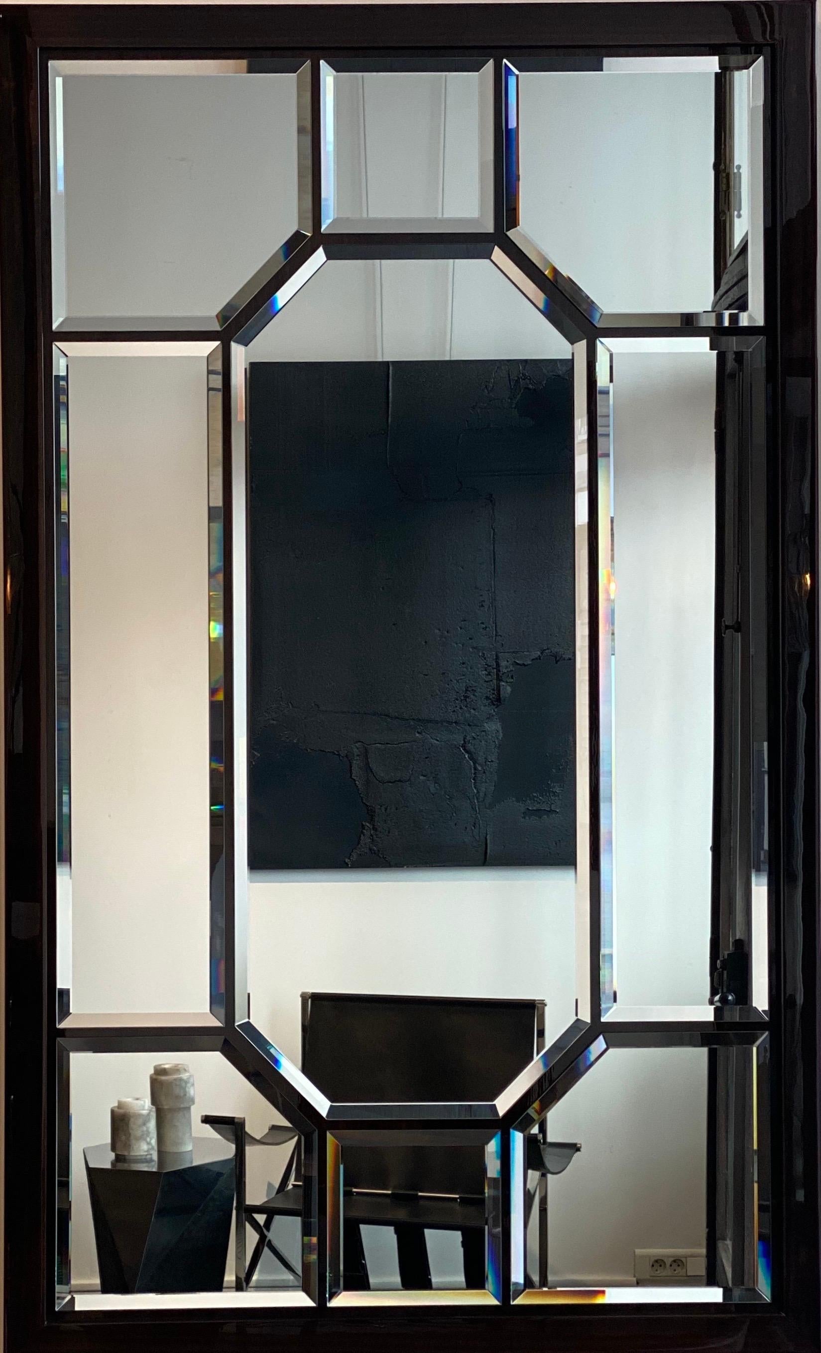 French Atelier Linné Esprit Mirror in Eucalyptus For Sale