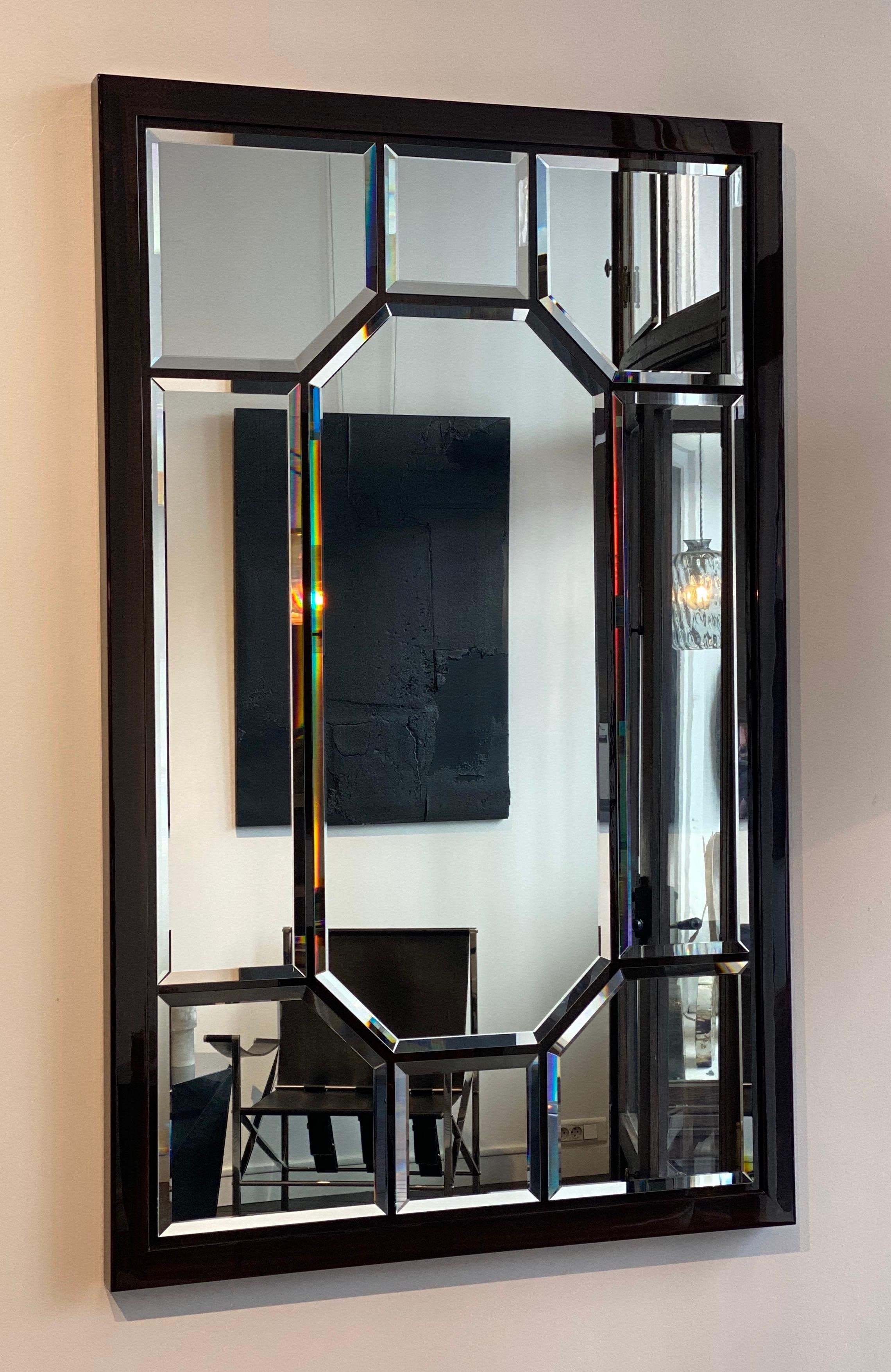 Varnished Atelier Linné Esprit Mirror in Eucalyptus For Sale