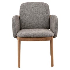 Granville Bridge Arm Chair by Sebastian Herkner in Solid Oak Frame