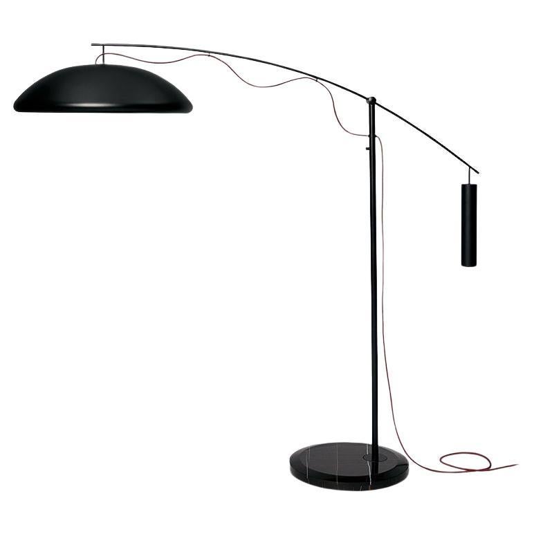 Takayama Floor Lamp by Yabu Pushelberg in Metal and Marble Finishes