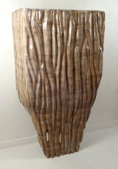 Erode Cabinet in Cerused White Oak