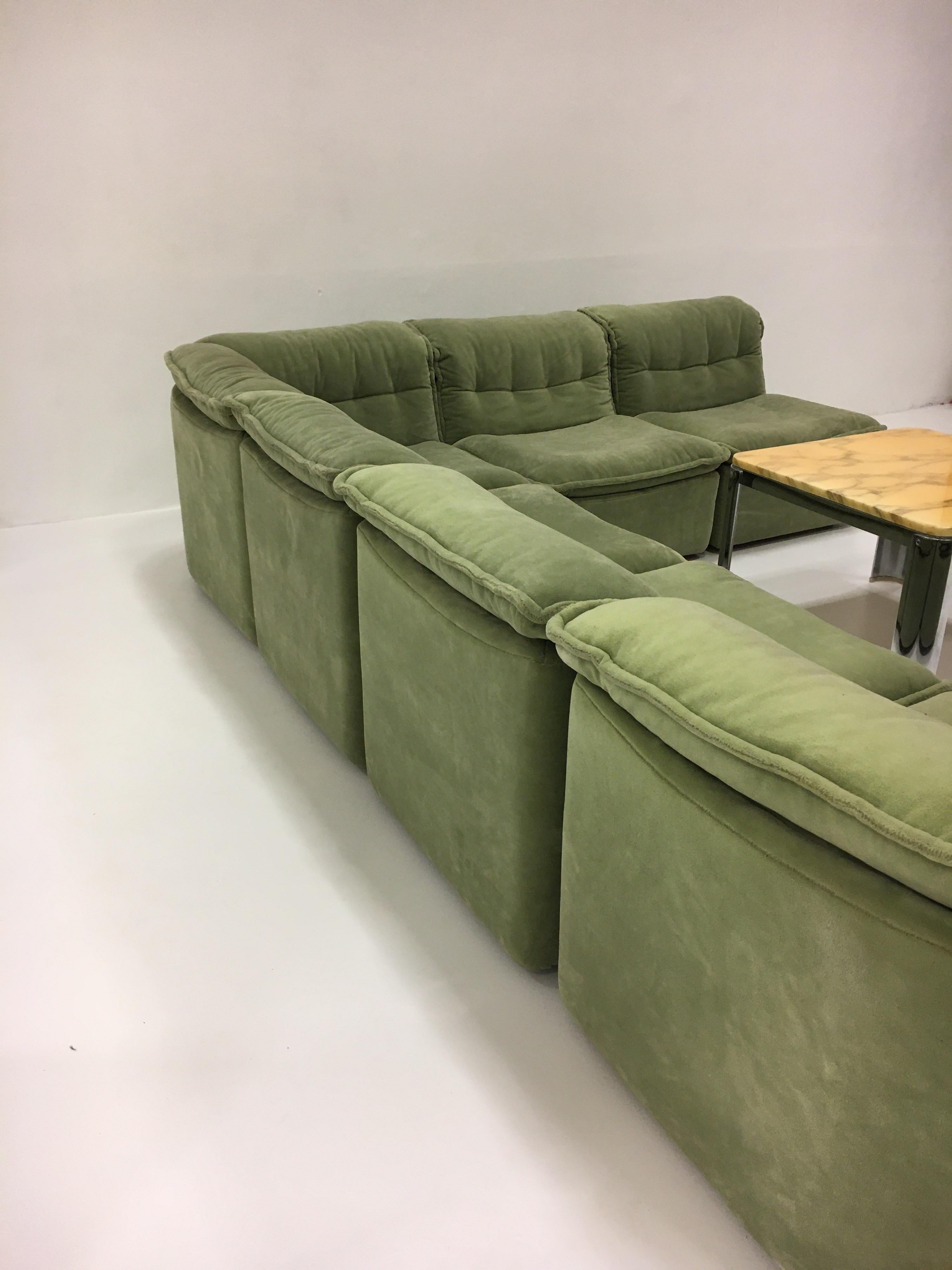 Late 20th Century Vintage Rolf Benz Modular Sectional Sofa Suite, Germany, 1970