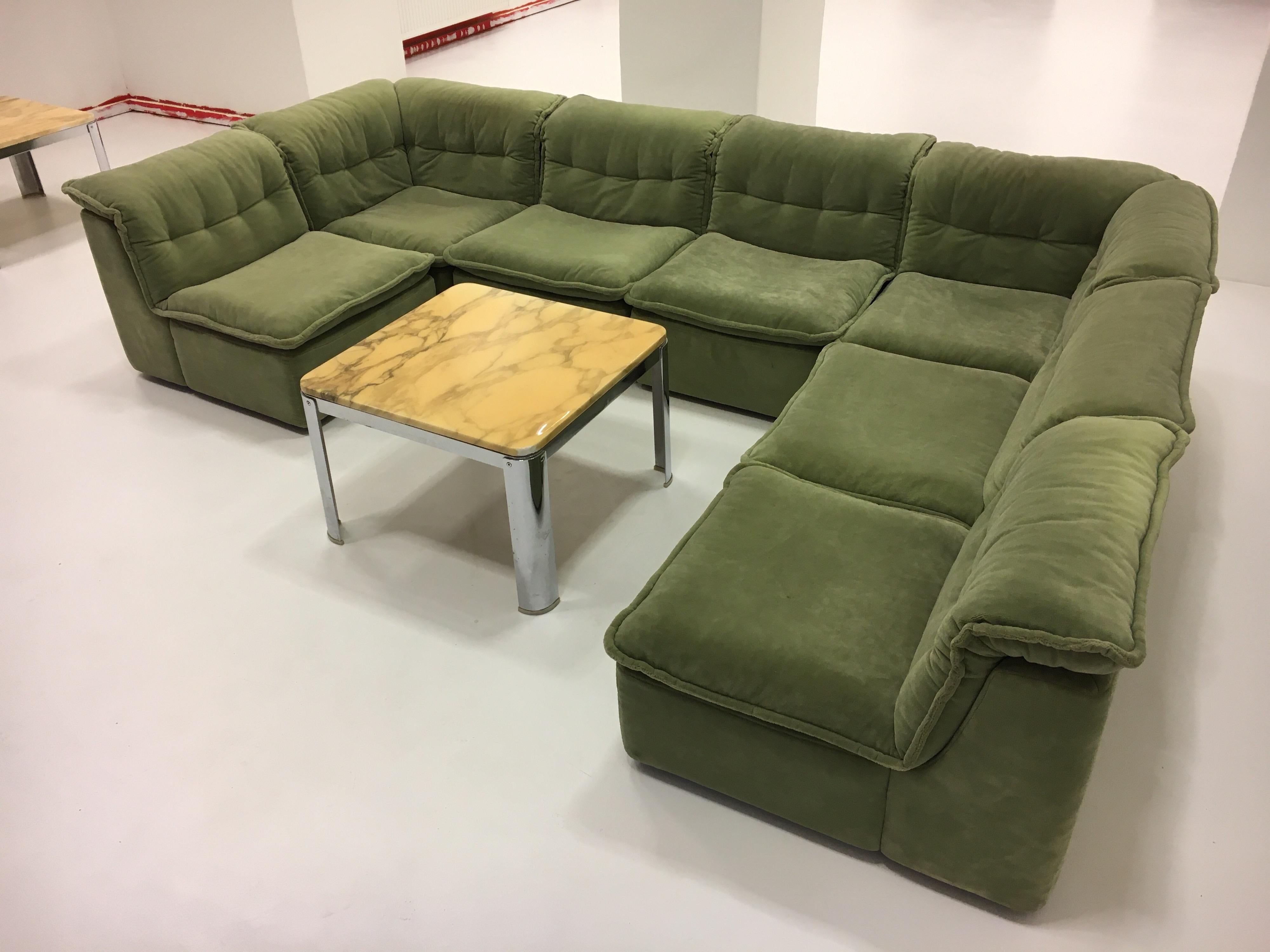 Vintage Rolf Benz Modular Sectional Sofa Suite, Germany, 1970 2