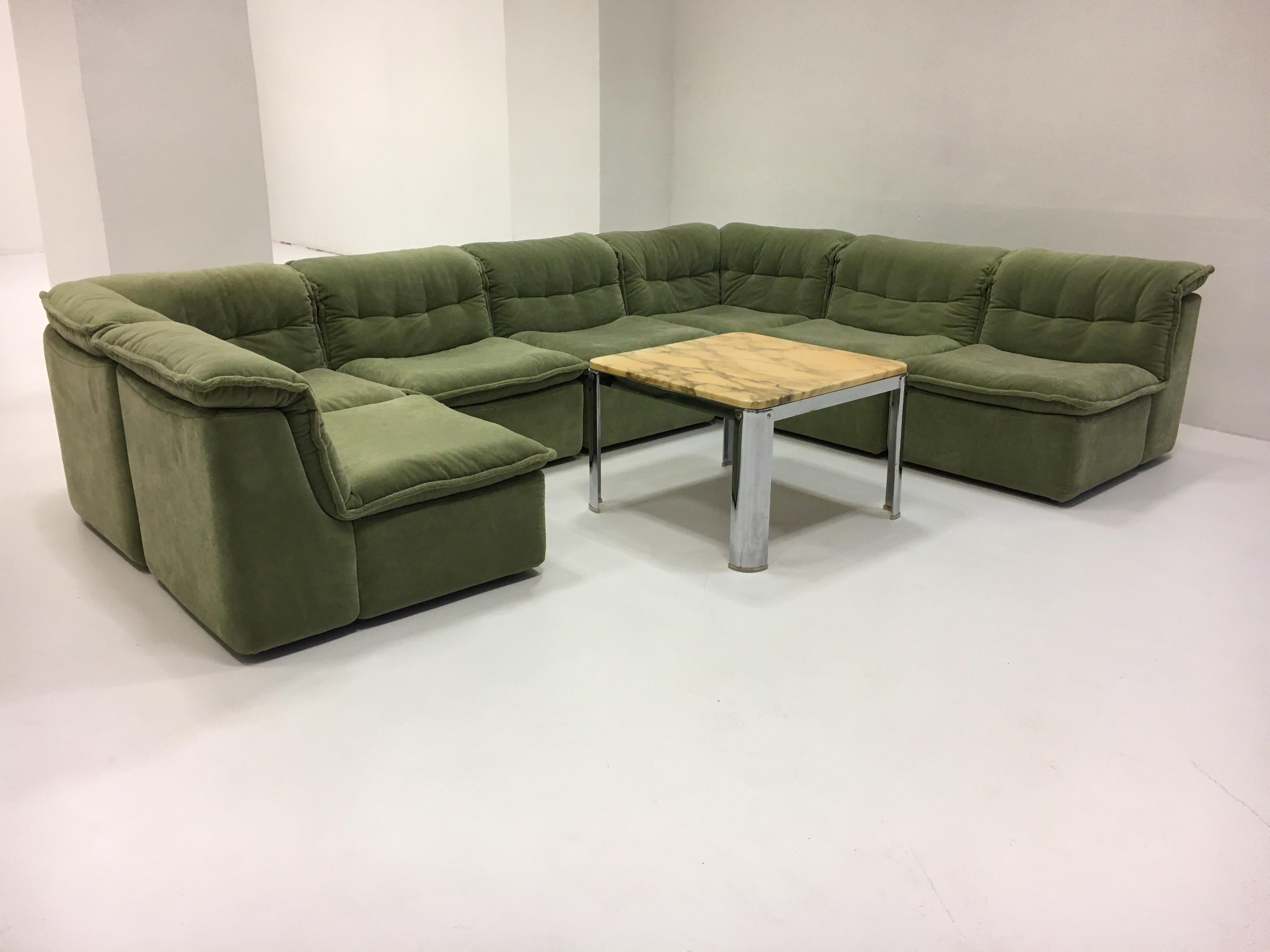 Vintage Rolf Benz Modular Sectional Sofa Suite, Germany, 1970 3