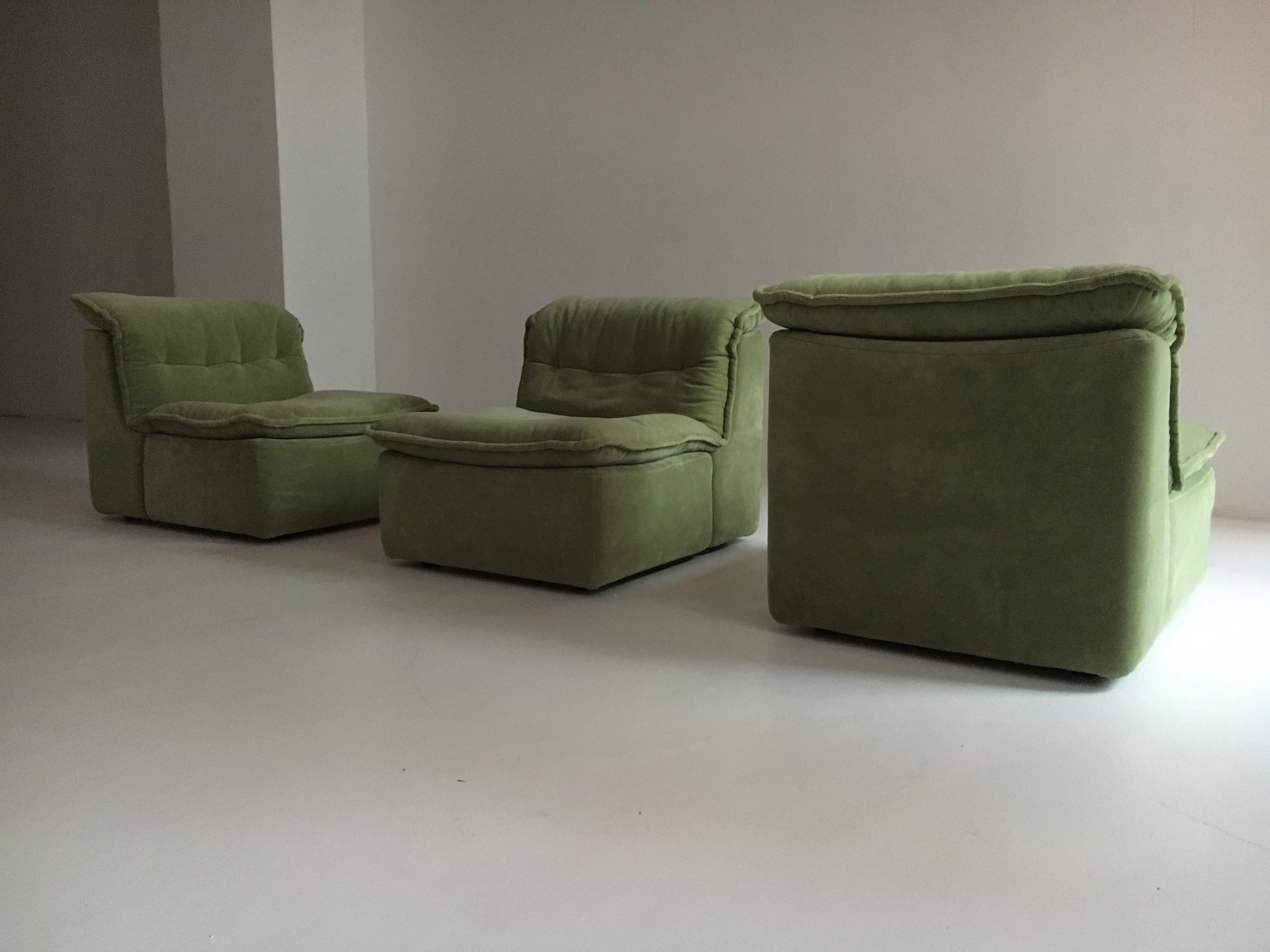 Vintage Rolf Benz Modular Sectional Sofa Suite, Germany, 1970 8