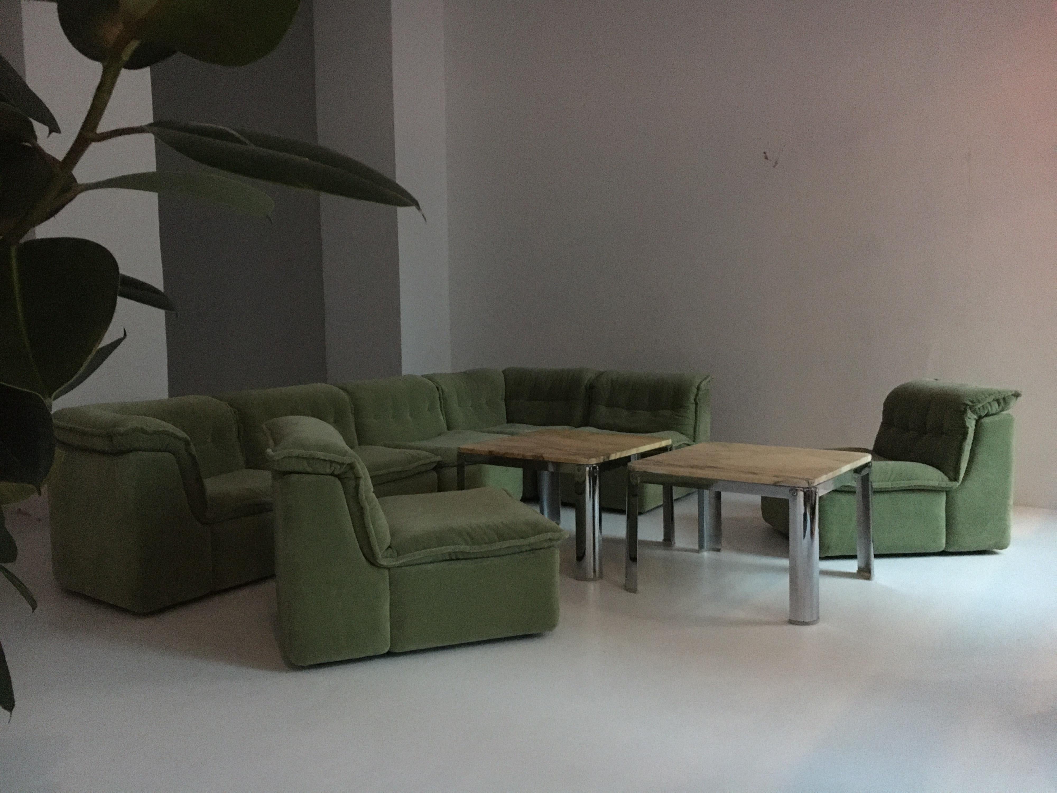 Vintage Rolf Benz Modular Sectional Sofa Suite, Germany, 1970 9