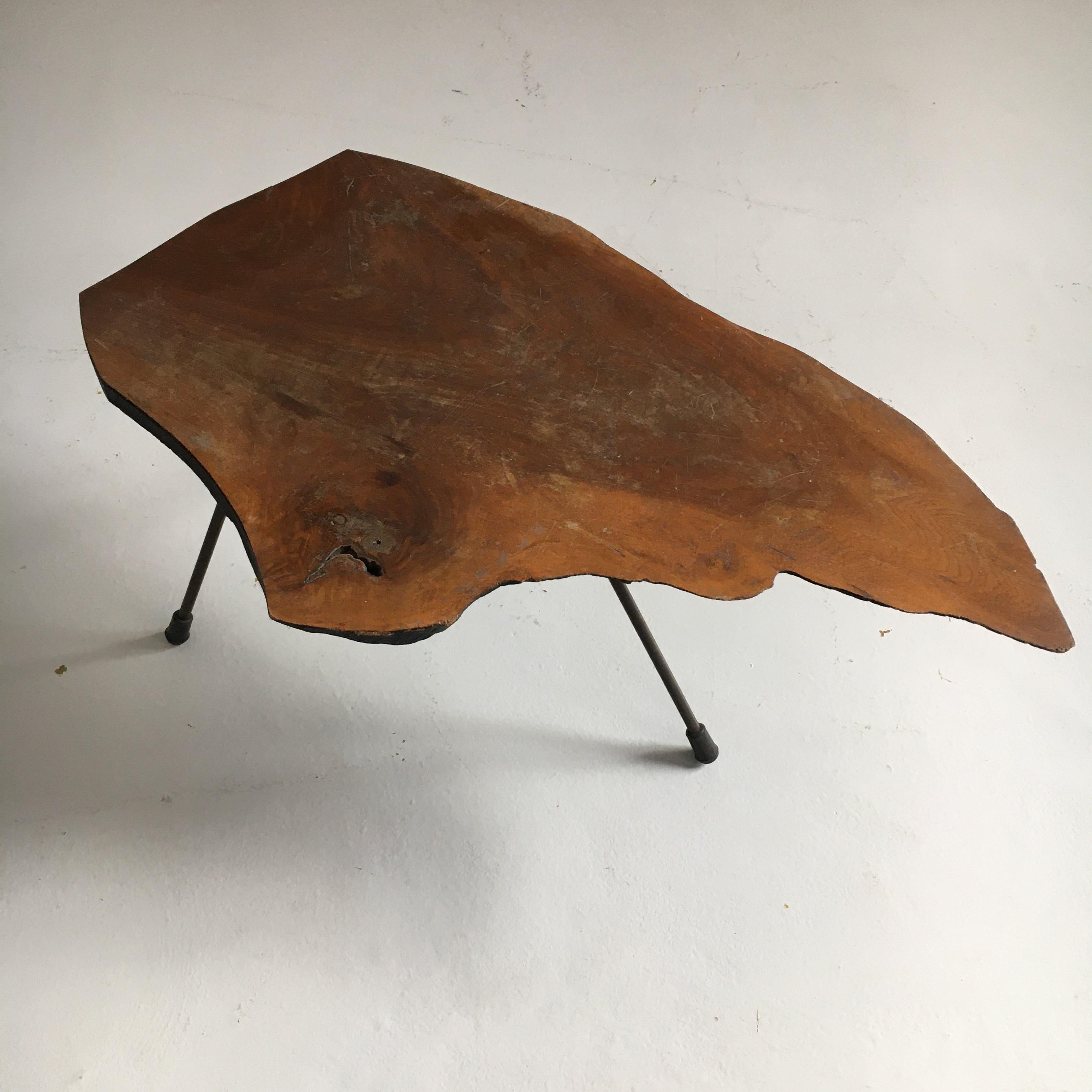 Carl Auböck Live Edge Tree Trunk Table, Austria, 1950s 12