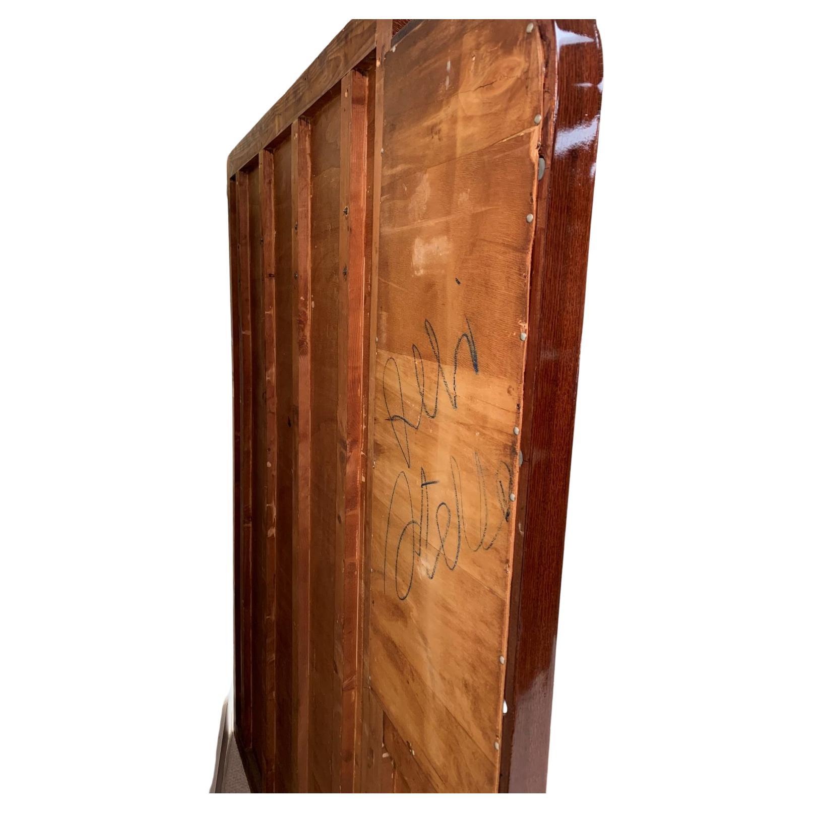 20th Century Italian Art Deco Coat Rack in the Style of Paolo Buffa in Rosewood and Maple For Sale