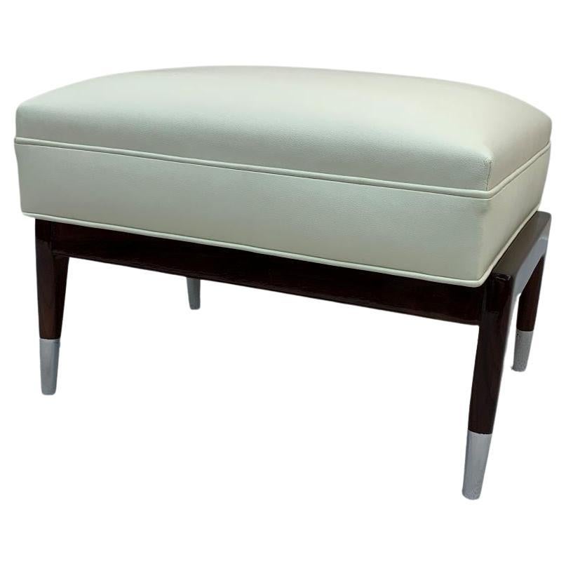 Paire de chaises longues et d'ottomans sculptés de style Gio Ponti:: datant du milieu du siècle dernier en vente 1