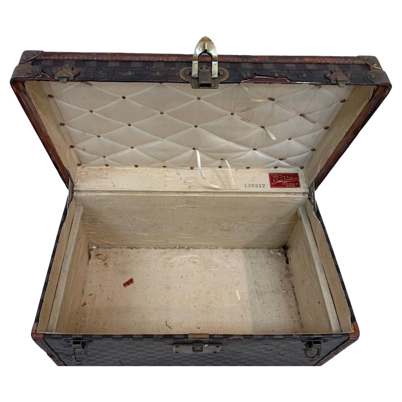 Rare Louis Vuitton Trunk in Damier Canvas, circa 1890’s 2