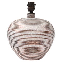 C.A.B. Céramique d’Art de Bordeaux, Félix Gėte Lamp, France, c.1930 Signed