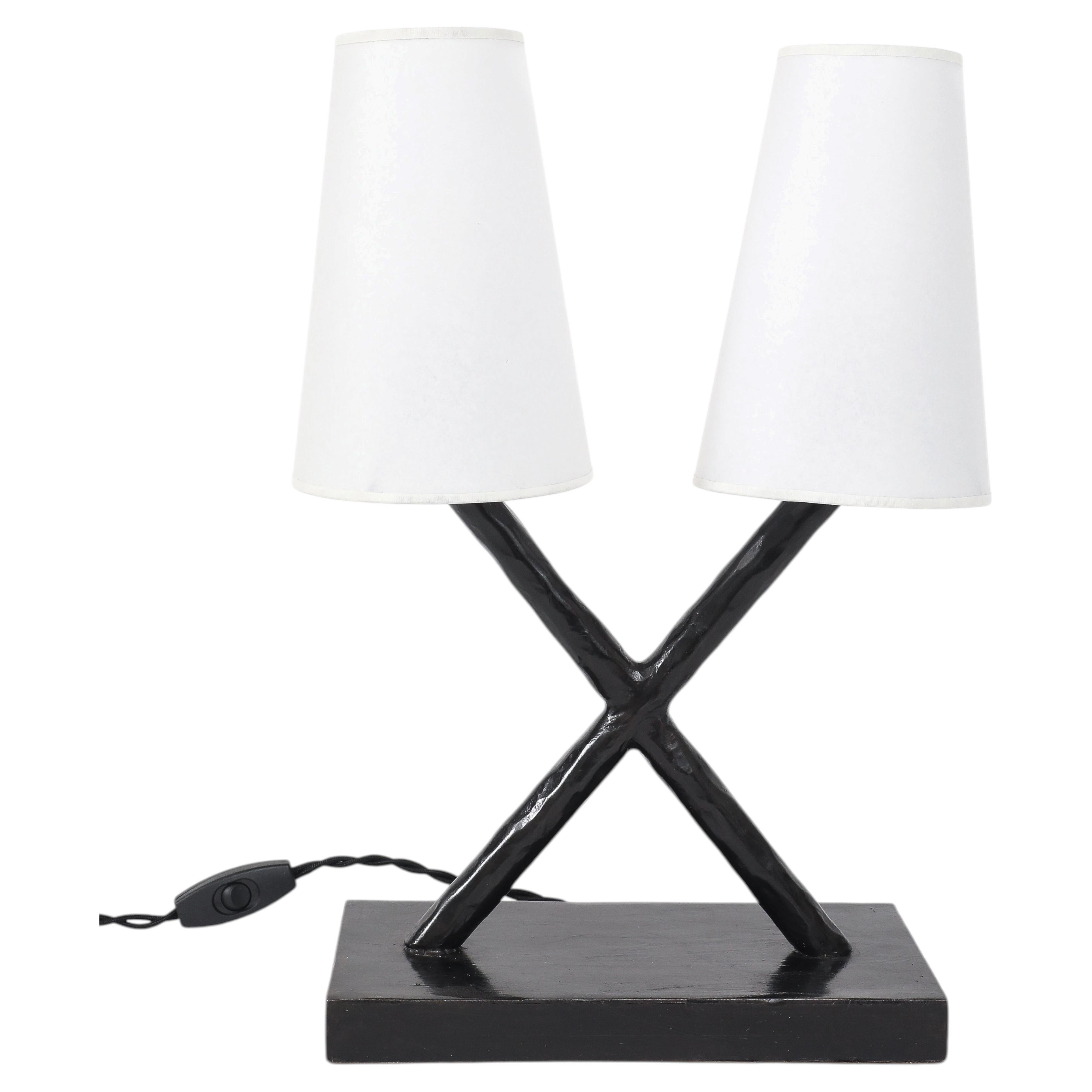 Vincent Collin ‘Édition Limitée Limited Edition Cast Iron X Lamp, France