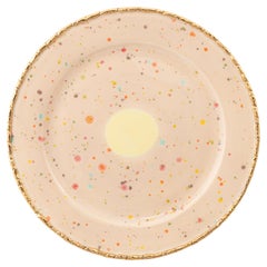 Contemporary Charger Plate Gold Hand Painted Porcelain Tableware