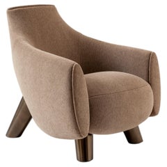 Fauteuil « Laurameroni Ippolita » rembourré de laine de lama