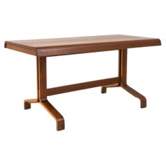 Mid-Century Modern French Wooden Table 