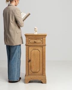 19th Century French Neoclassical Oak Side Table, Antique Craftsmanship