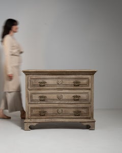 19th Century Louis XV Oak Chest of Drawers, French Antique Design