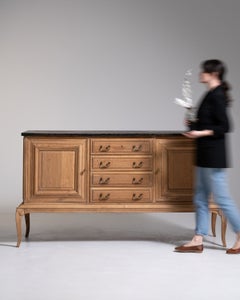 Sideboard im Stil Ludwigs XV. aus französischer Eiche, antike Handwerkskunst, um 1940