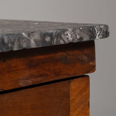 Antique French Empire Chest of Drawers with Marble Top, Circa 1820