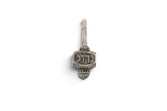Dreidel vintage de Hanukkah de plata maciza con inscripciones en hebreo