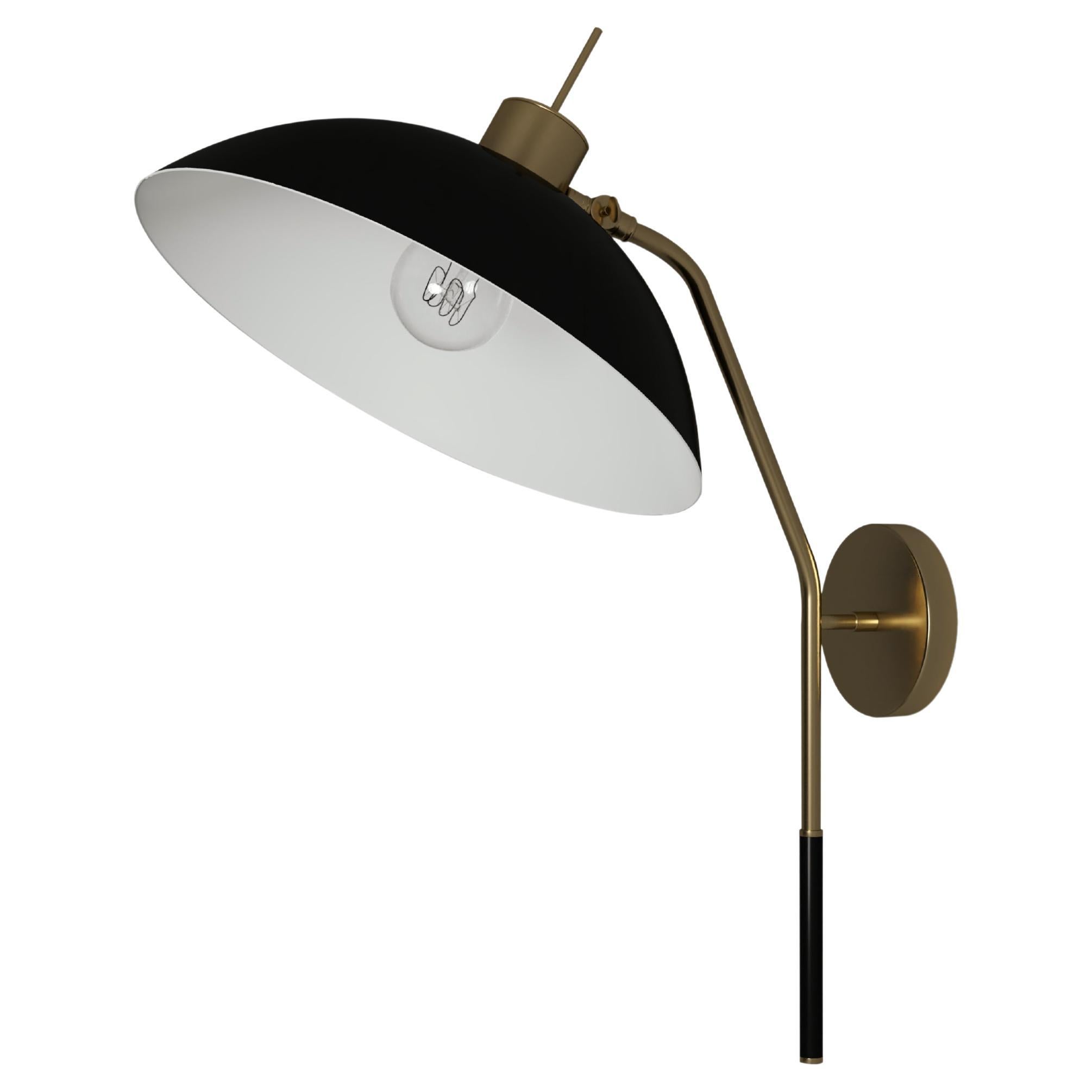 21st Century Brass NoHo Wall Lamp Designed by Creativemary For Sale