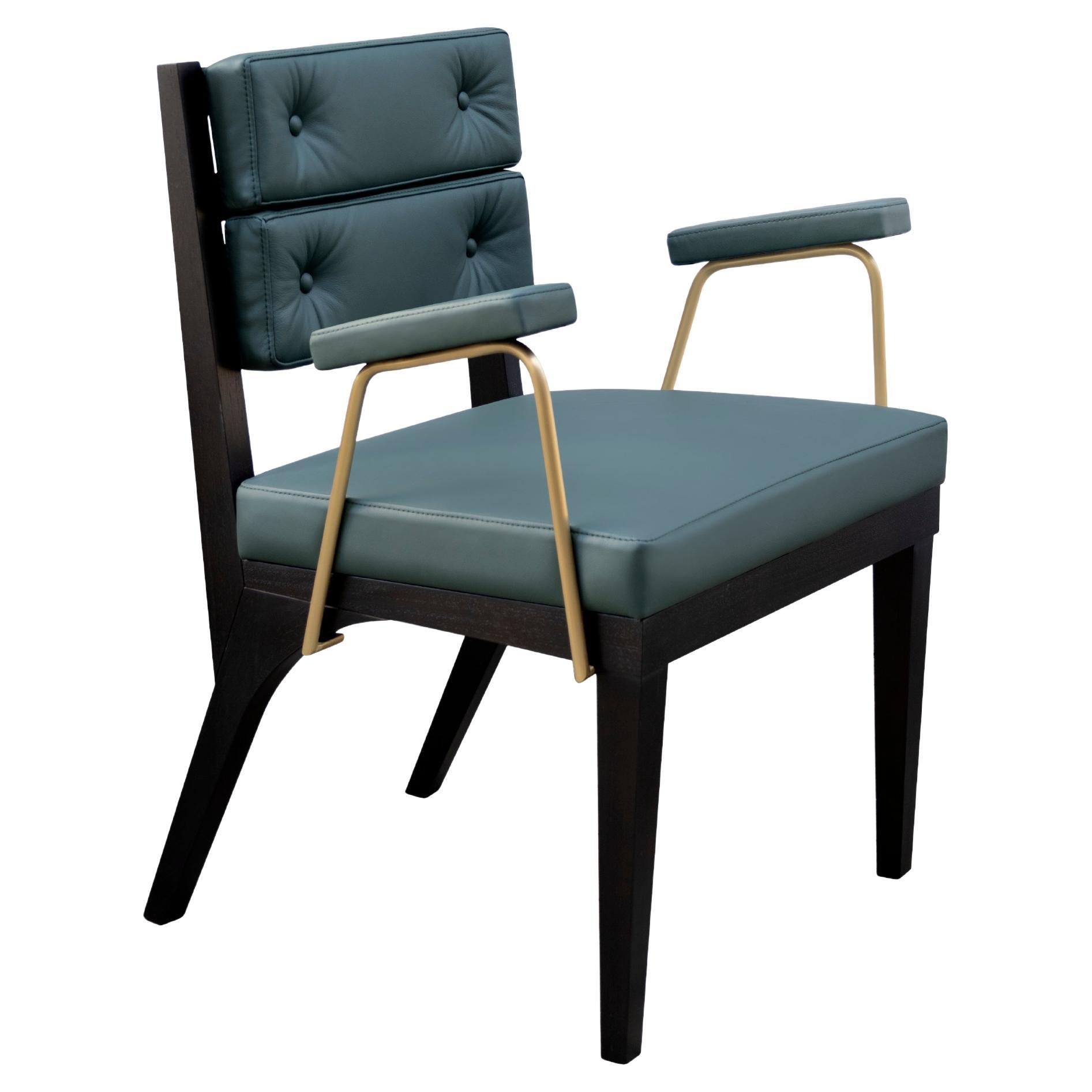Wood Robinson Dining Chair Handmade in Portugal by Wood Tailors For Sale