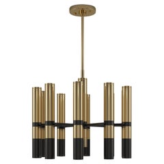 Lampada a sospensione Granville II del XXI secolo in ottone Made in Portugal di Creativemary