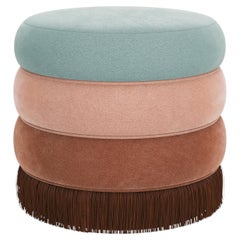 Mid-Century Modern Fringes Audrey in velluto di cotone Made in Portugal di Ottiu