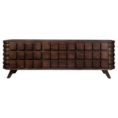 21st Century Elliott Sideboard Walnut Wood Handmade in Portugal by Wood Tailors