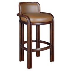 21st Century James Smoked Walnut Leather Made in Portugal by Wood Tailors Club