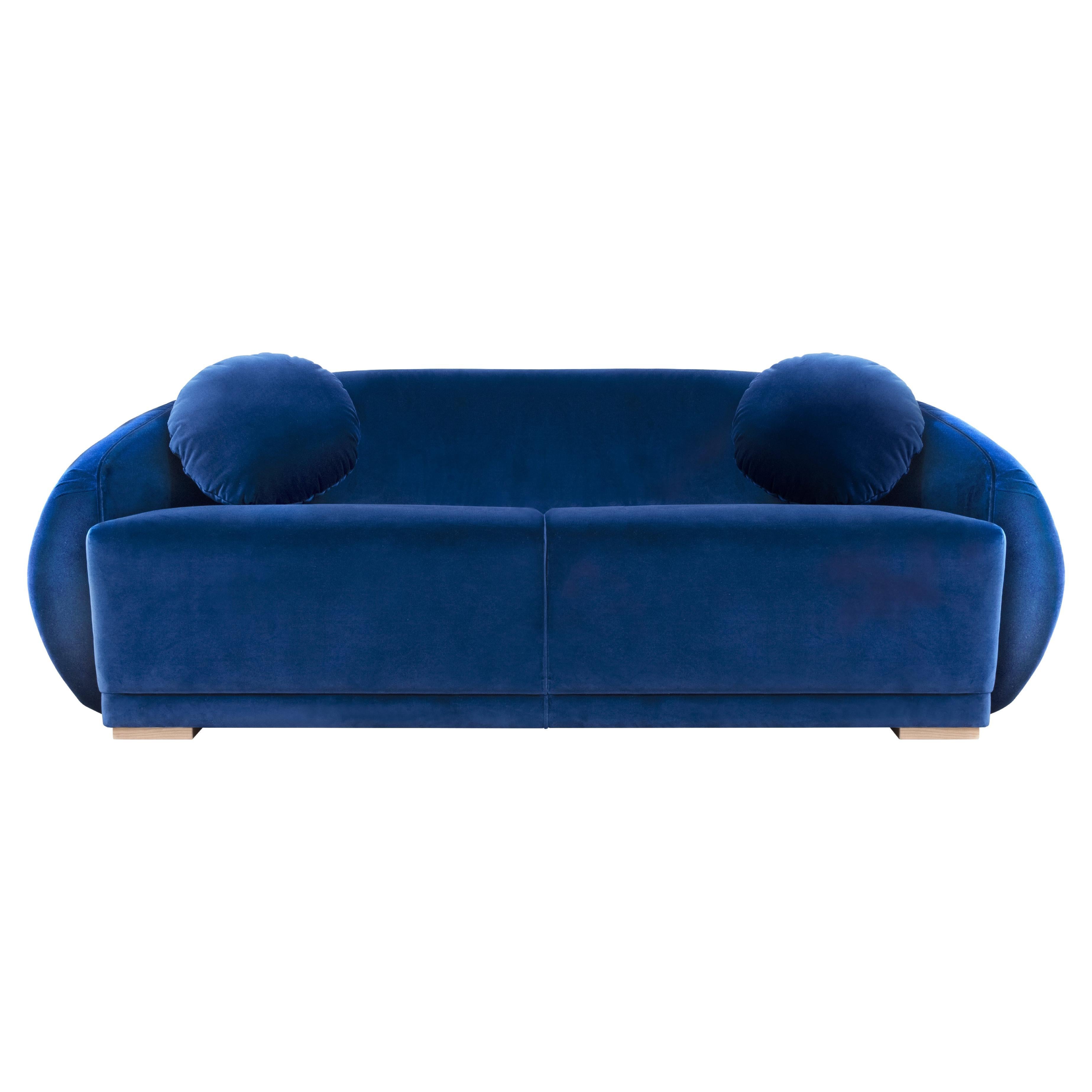 21st Century Peggy Sofa Velvet Made in Portugal by Ottiu
