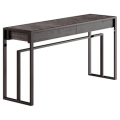 Sutter-Konsole aus Marmor des 21. Jahrhunderts, hergestellt in Portugal von Porus Studio