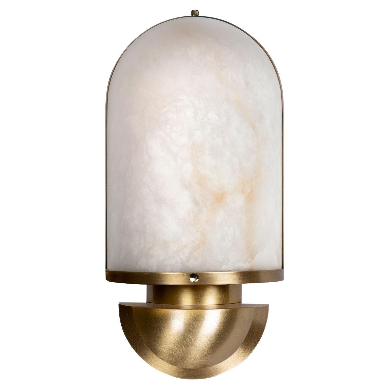 21st Century Russell Wall Lamp Alabaster For Sale