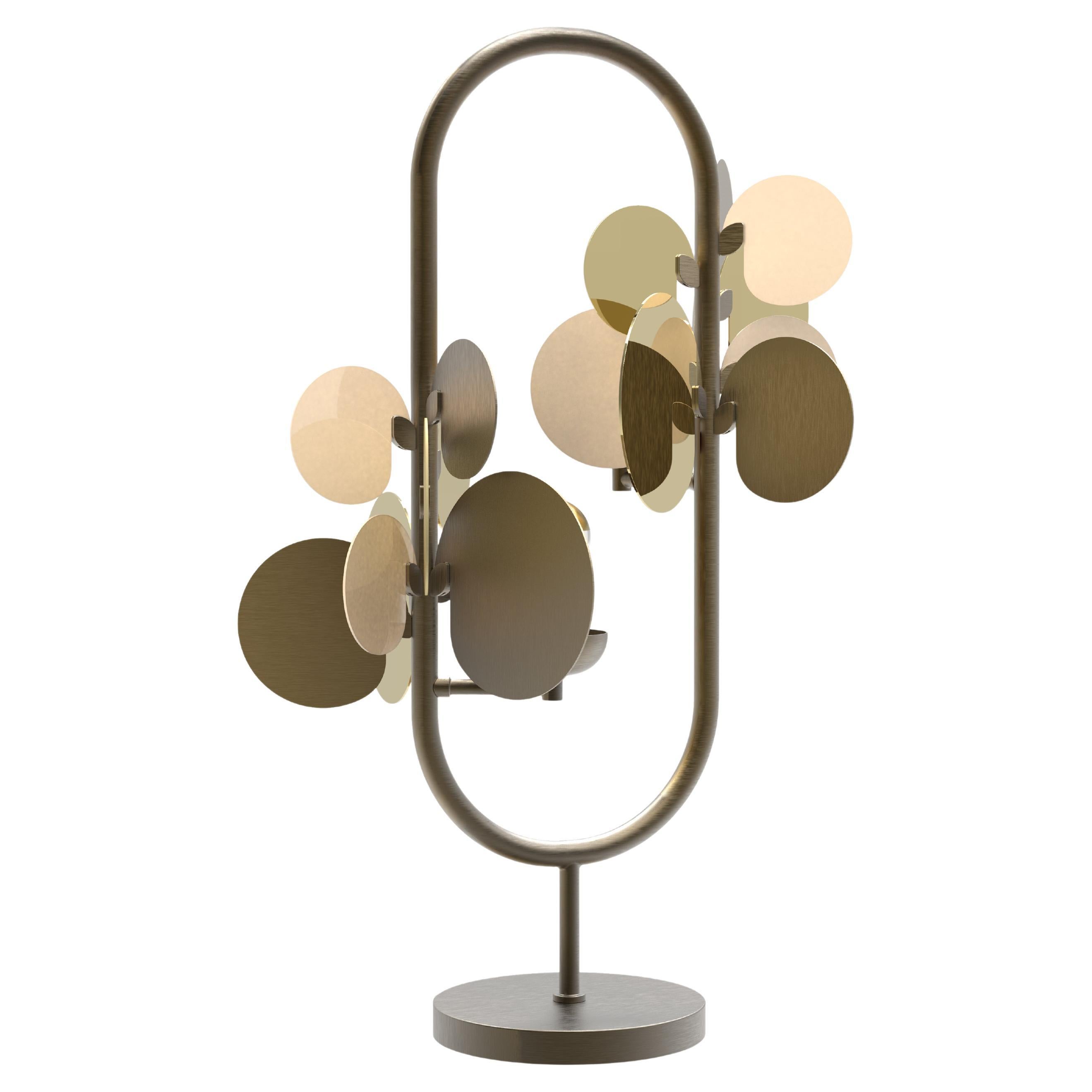 21st Century Brass Hera Table Lamp For Sale