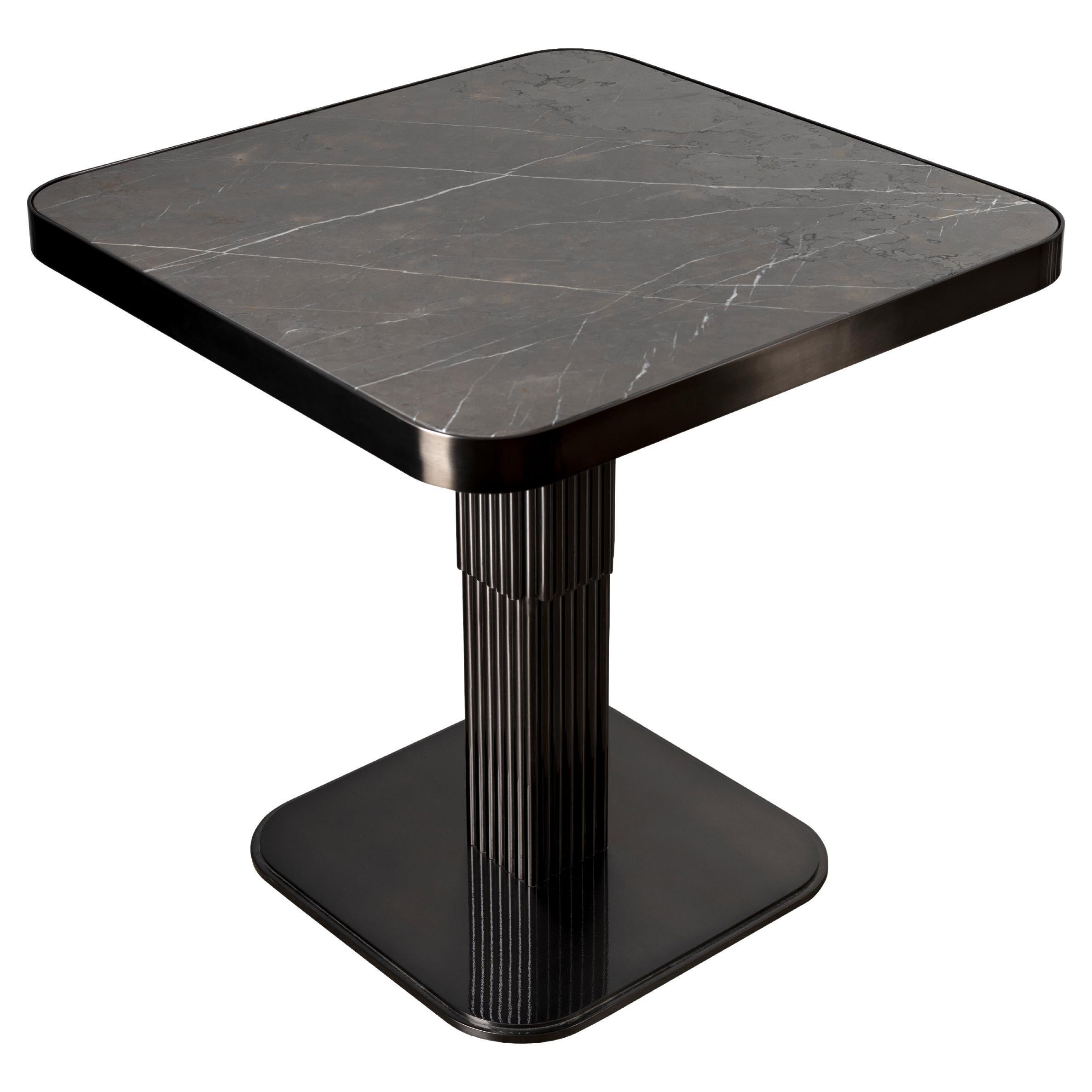 21e siècle, table à manger Staten en marbre  Fabriqué au Portugal par Porus Studio