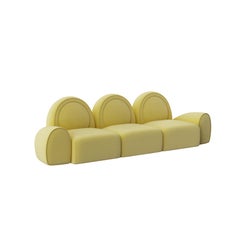 21st Century Simone Modular Sofa Cotton Velvet Made in Portugal by Ottiu