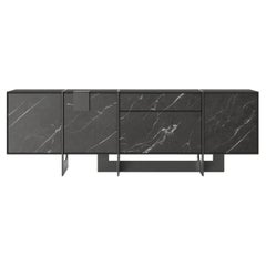 Credenza Coloma del XXI secolo Saint Laurent Marble Made in Portugal di Porus