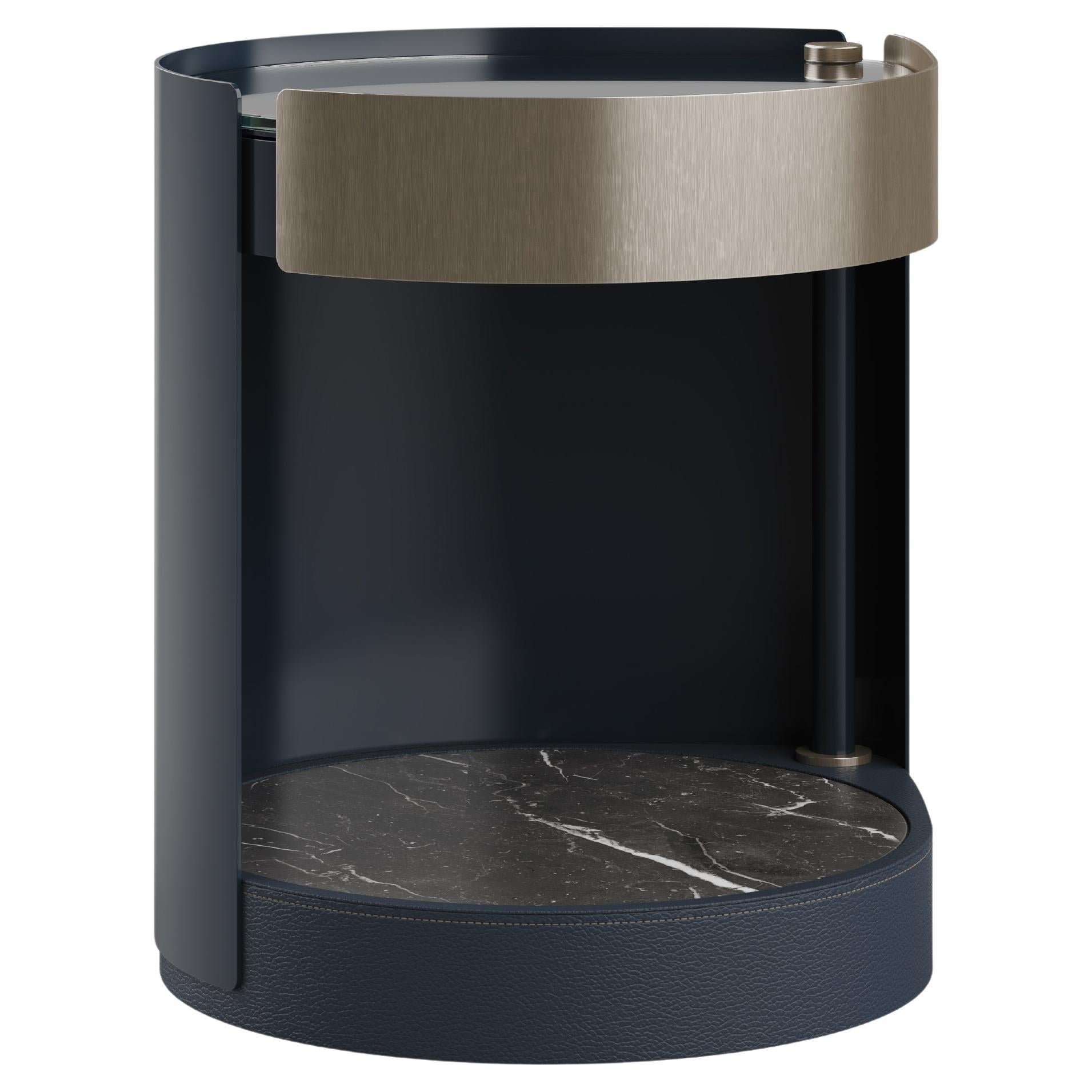 Rockefeller Bedside Table By Porus Studio Made in Portugal im Angebot