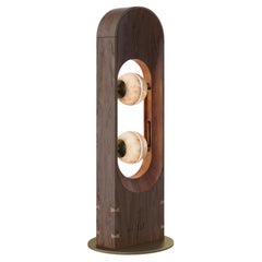 Foley Floor Lamp Handmade in Portugal by Wood Tailors Club